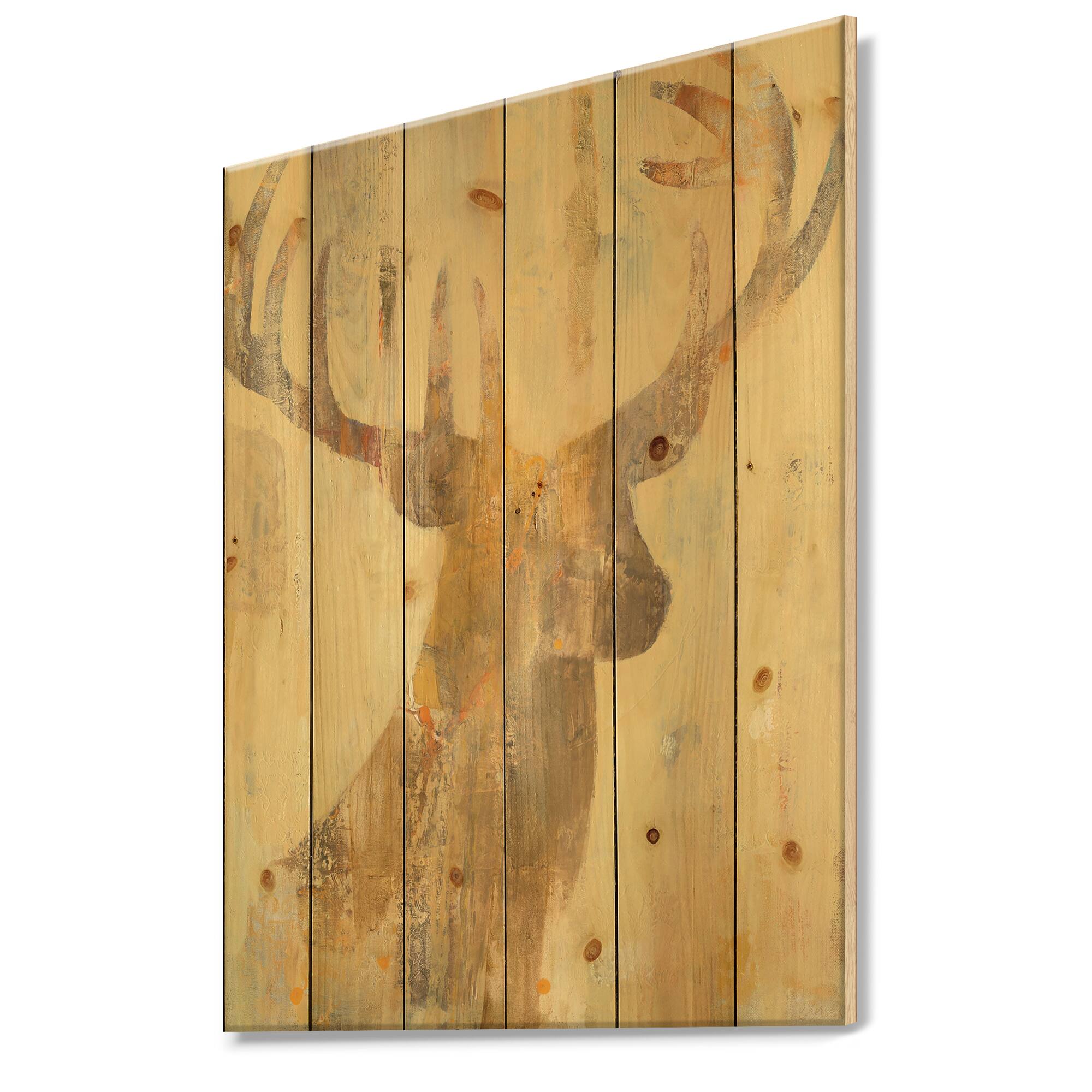 Designart - Golden Deer I